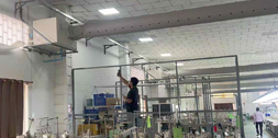 大型制衣廠區(qū)域降溫，應(yīng)用蒸發(fā)冷省電空調(diào)-臥式管道空調(diào)機(jī)組